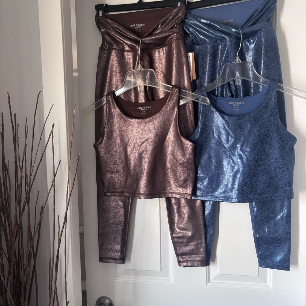 2/$25 Joe Fresh Shimmering Bronze and Blue Sets